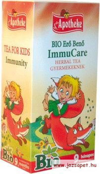 Apotheke - Bio ImmuCare Herbal Tea Gyermekeknek - Erő Benő, 20 filter
