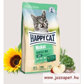   Happy Cat Minkas Mix macskatáp hallal és szárnyashússal 1,5 kg
