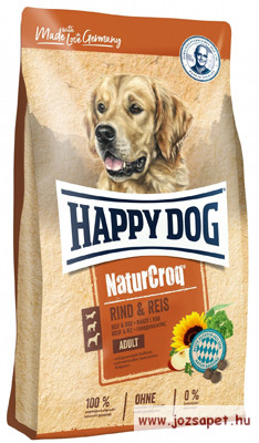 Happy Dog Natur-Croq Rind & Reis (marha és rizs) 15kg  kutyatáp