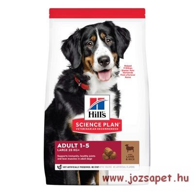 Hill's Canine Adult Large Breed bárányos  rizses kutyatáp 14 kg 