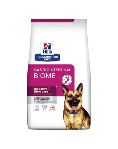 Hill's Prescription Diet Canine GI Gastrointestinal Biome gyógytáp 4kg, hasmenésre, emésztési problémákra kutyáknak