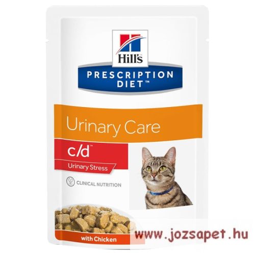 Hill's Prescription Diet Feline c/d urinary stress 85g*12 alutasakos eledel