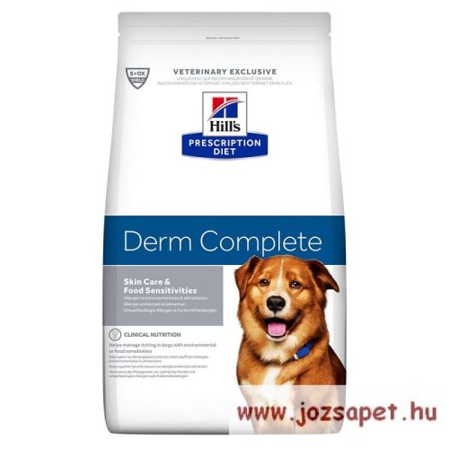 Hill’s Prescription Diet Canine Derm Complete száraztáp 12kg