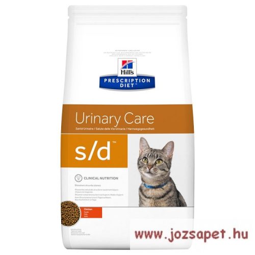 Hills Prescription Diet  Feline s/d  3 kg száraztáp macskának