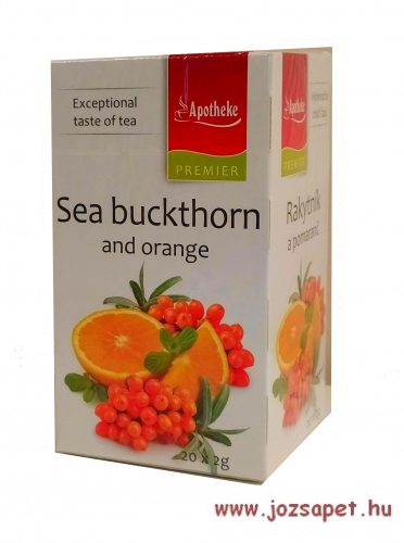 Apotheke homoktövis, narancs tea, 20 filter, Premier Selection