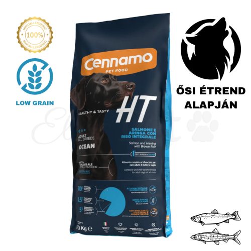 HT OCEAN Ősi Étrend Hipoallergén Low Grain Adult M-L kutyatáp 10kg