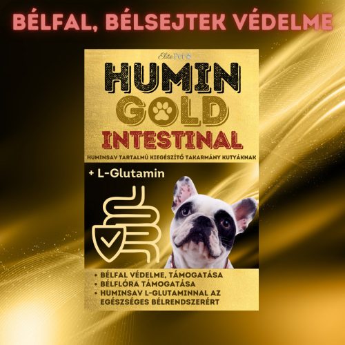 HUMIN GOLD INTESTINAL HUMINSAV 500g – Bélrendszer támogató étrendkiegészítő kutyáknak huminsavval és L-Glutaminnal
