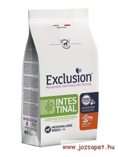 Vet Exclusion Intestinal Pork & Rice Medium/Large 2kg