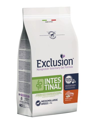 Vet Exclusion Intestinal Pork & Rice Medium/Large 12kg