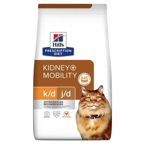 Hill's Prescription Diet k/d + Mobility csirke macskatáp 1,5kg