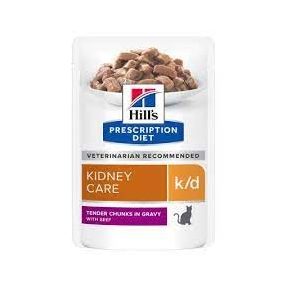   Hill's Prescription Diet k/d Kidney Care lazac alutasakos eledel 12*85g