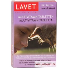 Lavet Algavitaminos Tabletta Macskának 50 db 