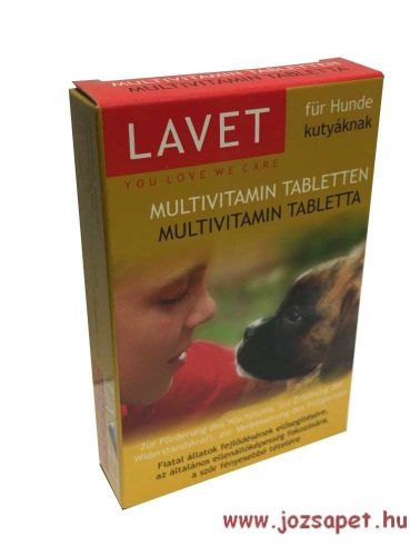 Lavet Multivitamin tabletta kutyáknak 50db