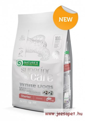 Natures Protection Dog Starter SC White Grain Free Salmon 1,5kg