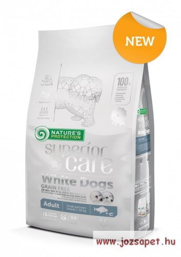 Natures Protection Dog Adult SC White Grain Free Salmon 1,5kg