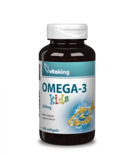 Vitaking Omega-3 Kids 100db gélkapszula