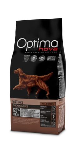 Visán Optimanova Dog Mature Chicken&Rice 12 kg