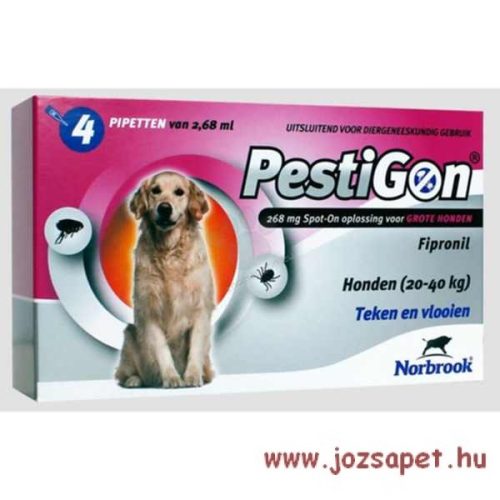 Pestigon Spot-on L bolha, kullancs ellen 20-40kg kutyának 4 pipetta