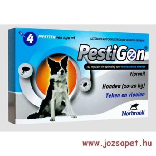 Pestigon Spot-on M bolha, kullancs ellen 10-20kg kutyának 4 pipetta