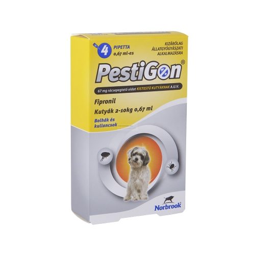 Pestigon Spot-on S bolha, kullancs ellen 2-10kg kutyának 4 pipetta
