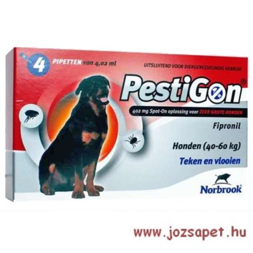Pestigon Spot-on XL bolha, kullancs ellen 40-60kg kutyának 4 pipetta