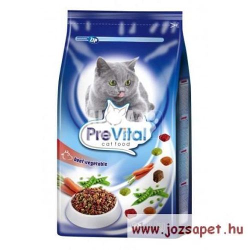 PreVital macskatáp marhával és zöldséggel 1,4kg