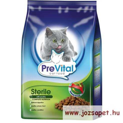 PreVital Steril Macskatáp 1,6 kg, Ivartalanított Macskának