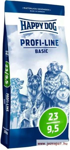 Happy Dog Profi Line Basic 23 - 9,5 kutyatáp 20kg