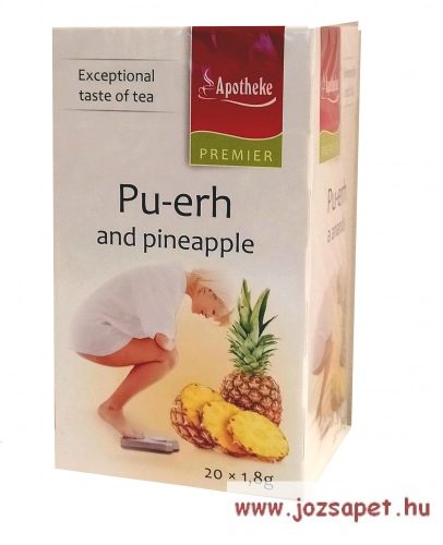 Apotheke - Pu-Erh Tea Ananásszal, 20 filter - Premier Selection