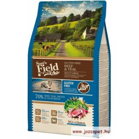 Sam's Field Gluténmentes kutyatáp Marha-Borjú 13kg