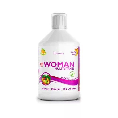 Swedish Nutra WOMEN FOLYÉKONY MULTIVITAMIN NŐKNEK 500ml