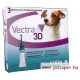 Vectra 3D rácsepegtető oldat S 4-10 kg közötti kutyáknak 3 pipetta