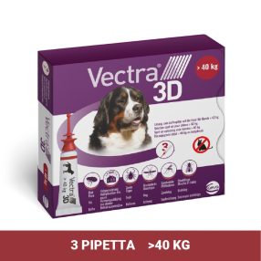   Vectra 3D rácsepegtető oldat XL 40-66 kg közötti kutyáknak 3 pipetta