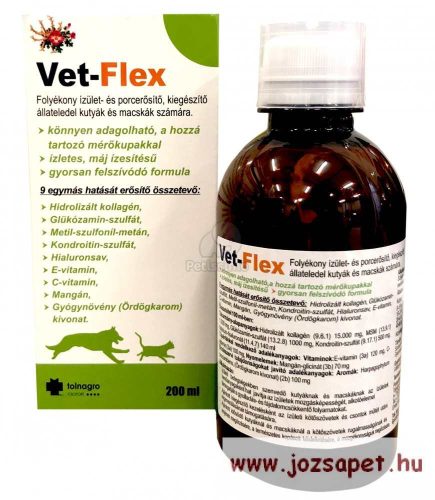 Vet-Flex Folyékony ízület- és porcerősítő 200ml