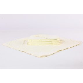   Vixi bébi mikroszálas kapucnis fürdőlepedő, baba "kifogó" vanília 75 x 75 cm