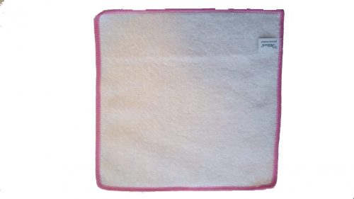 Vixi bambusz mosogató kendő, pink szegéllyel 25*25 cm