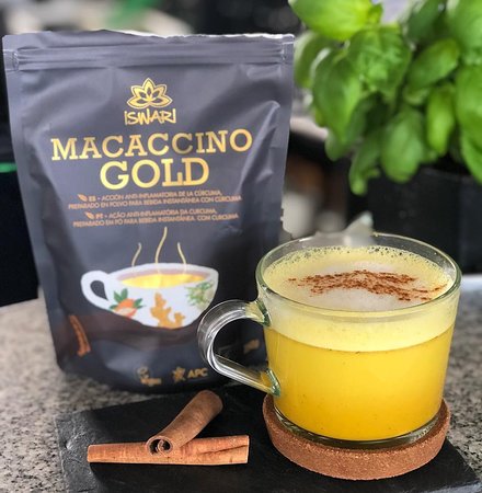Macaccino Gold elkészítve