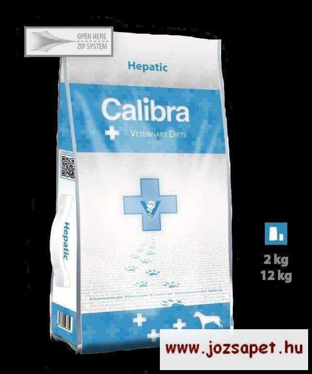CALIBRA VET Hepatic - diétás kutyatáp, gyógytáp 2kg