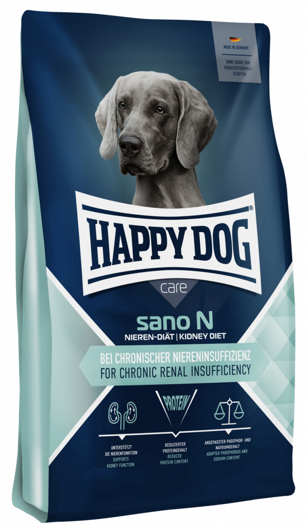 Happy Dog Care Sano N kutyatáp vesebeteg kutyának 7,5 kg