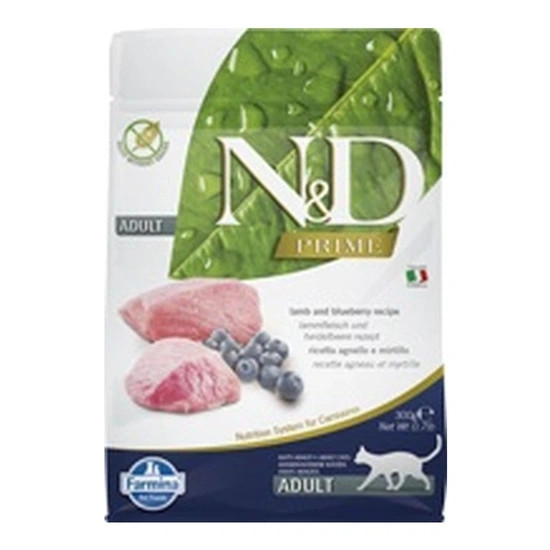 N&D Cat Prime bárány & áfonya adult 300g
