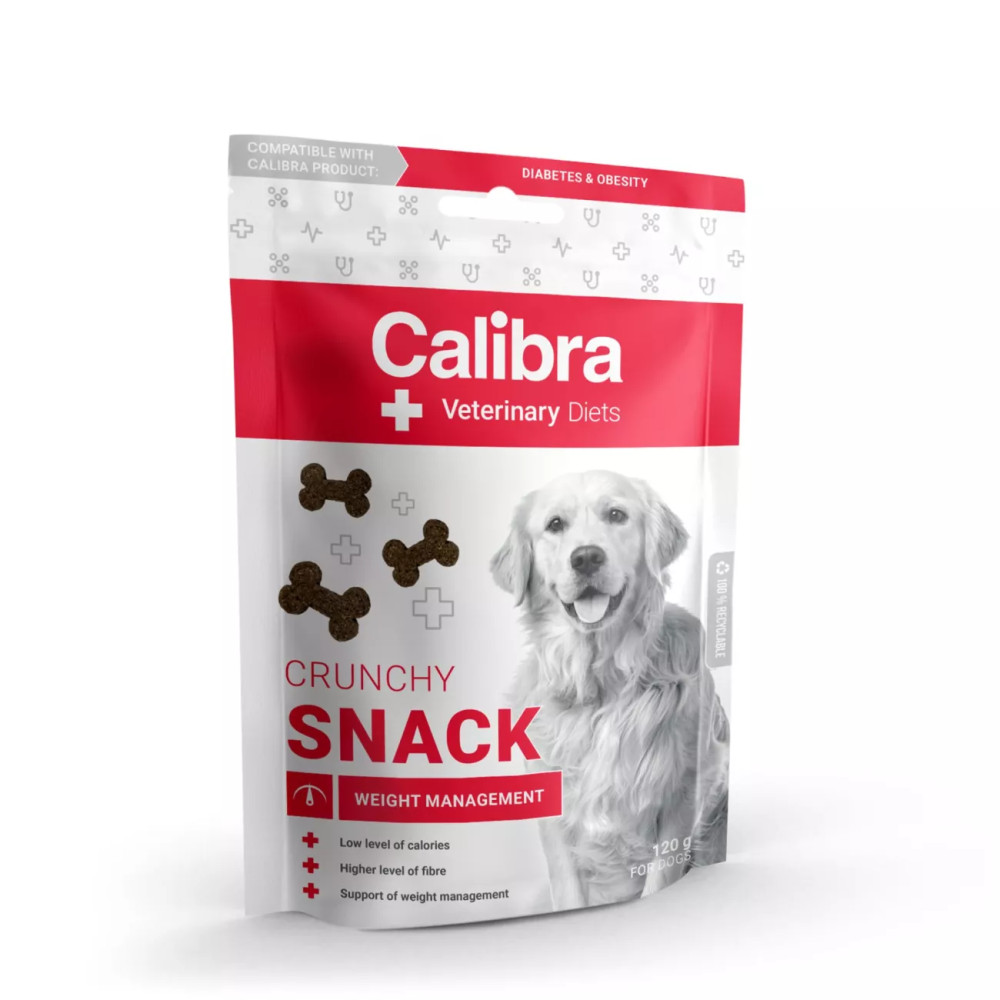 Calibra Veterinary Diets Weight Management Crunchy snack 120g