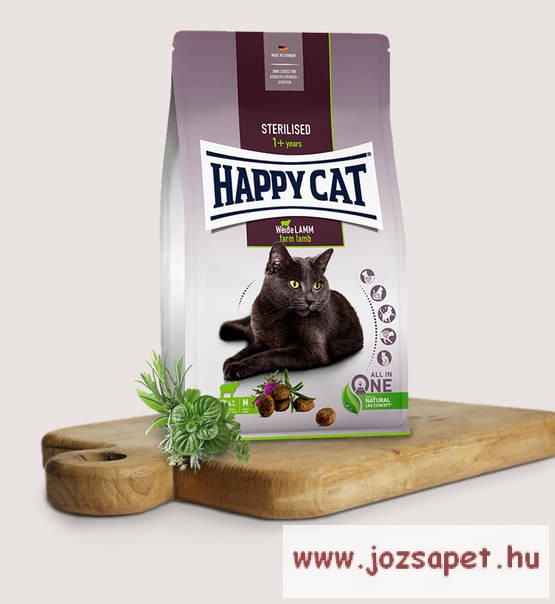 Happy Cat Adult Sterilized Bárány macskatáp 4kg
