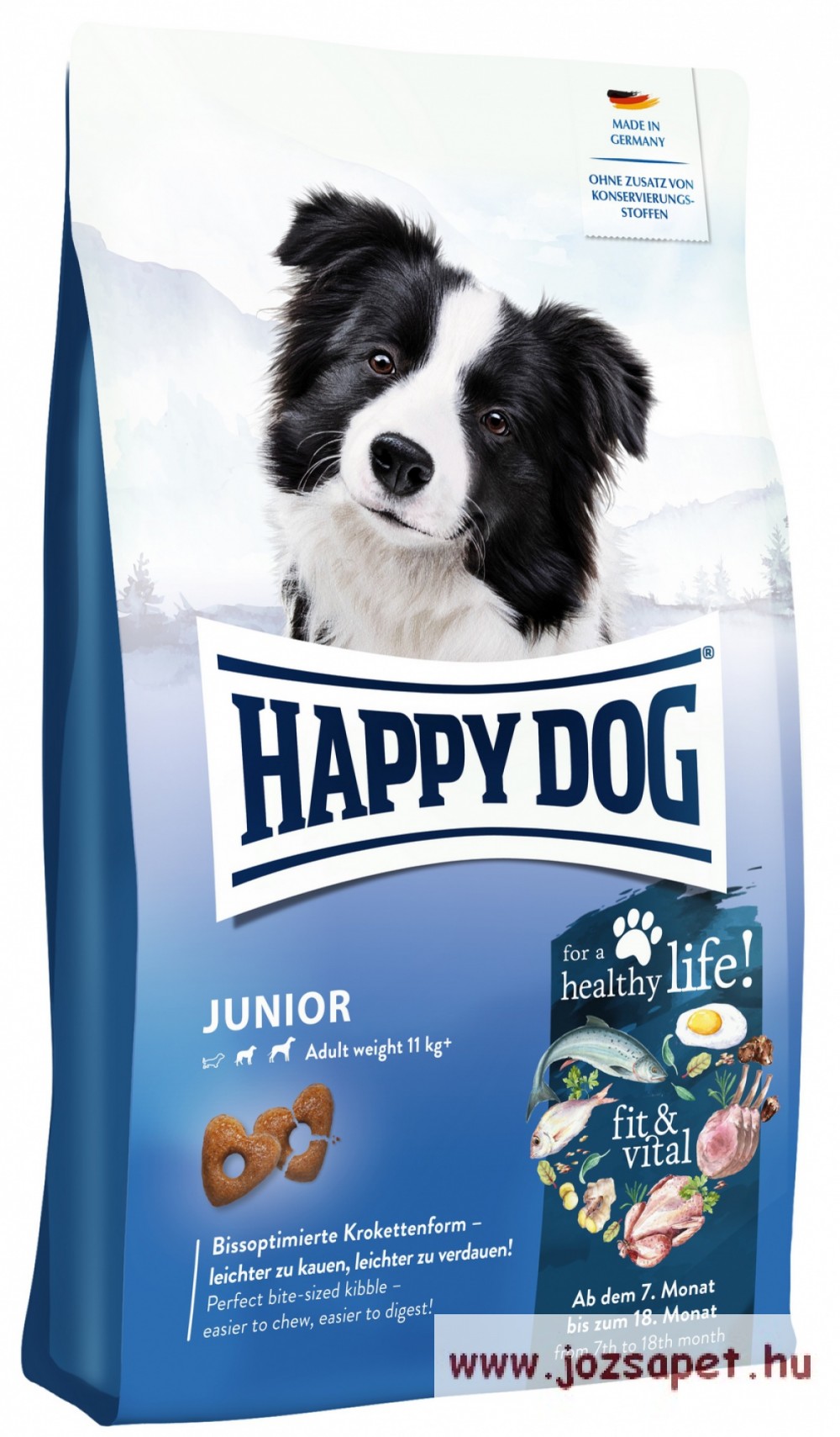 Happy Dog Junior Lamm&Rice kutyatáp 1kg Happy Dog Junior Lamm&Rice kutyatáp 1kg