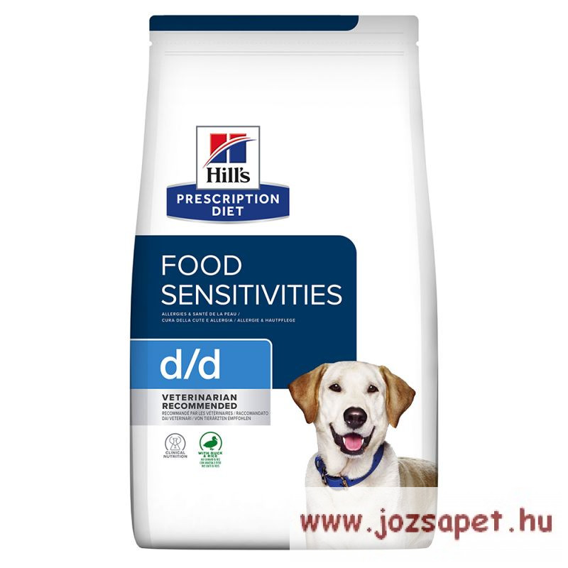 Hills Prescription Diet™ Canine d/d™ Duck & Rice kutyatáp 1,5 kg