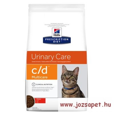 Hill's Prescription Diet Feline CD Multicare macskatáp csirkés, rizses 1,5 kg
