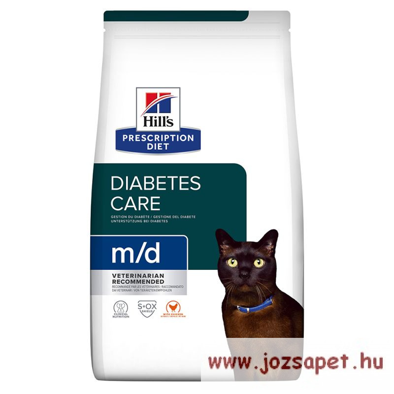 Hill&#039;s Prescription Diet Feline - M/D macskatáp 5 kg elhízásra, cukorbetegségre