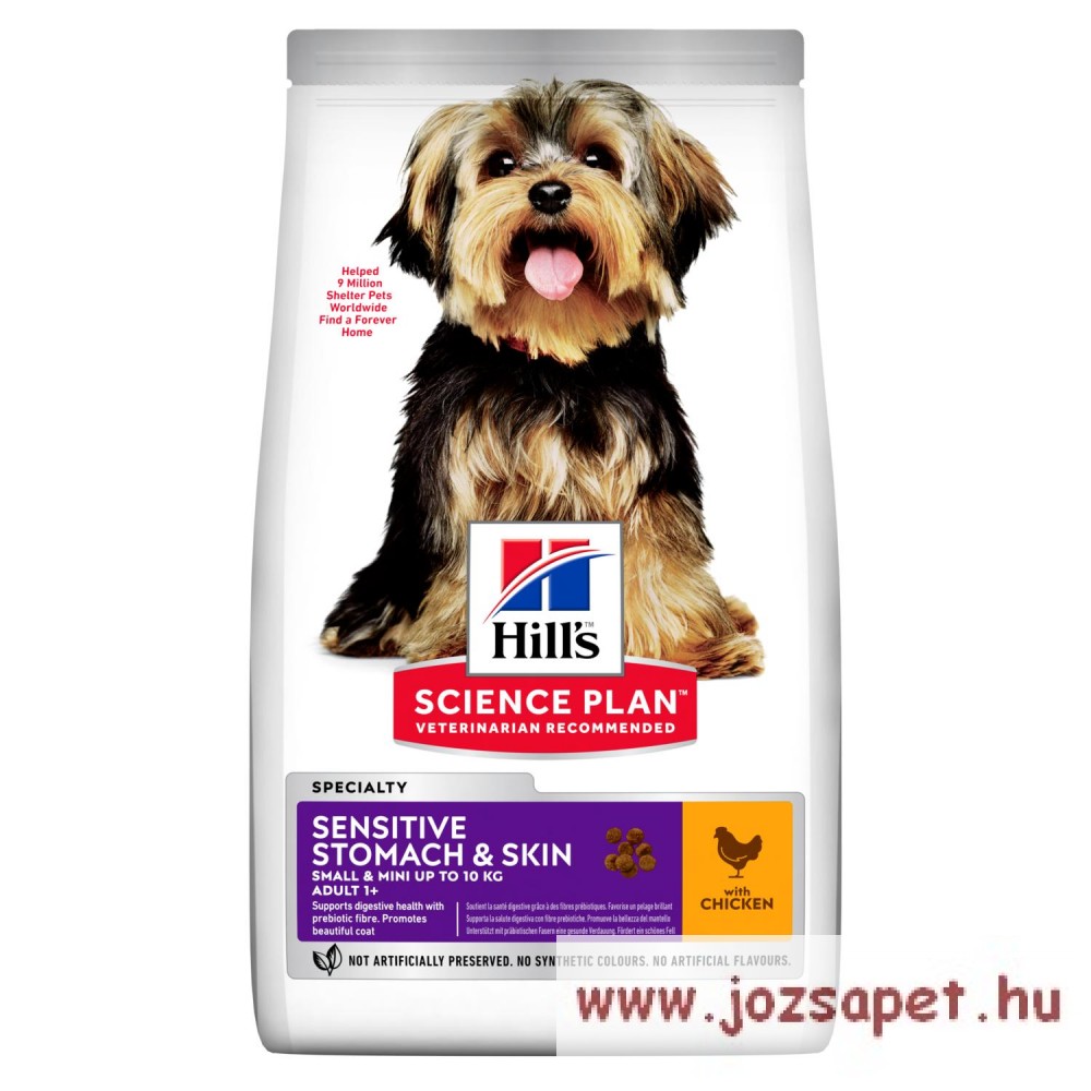 Hill&#039;s SP Canine Adult Small&amp;Miniature Sensitive Stomach &amp; Skin 1.5 kg