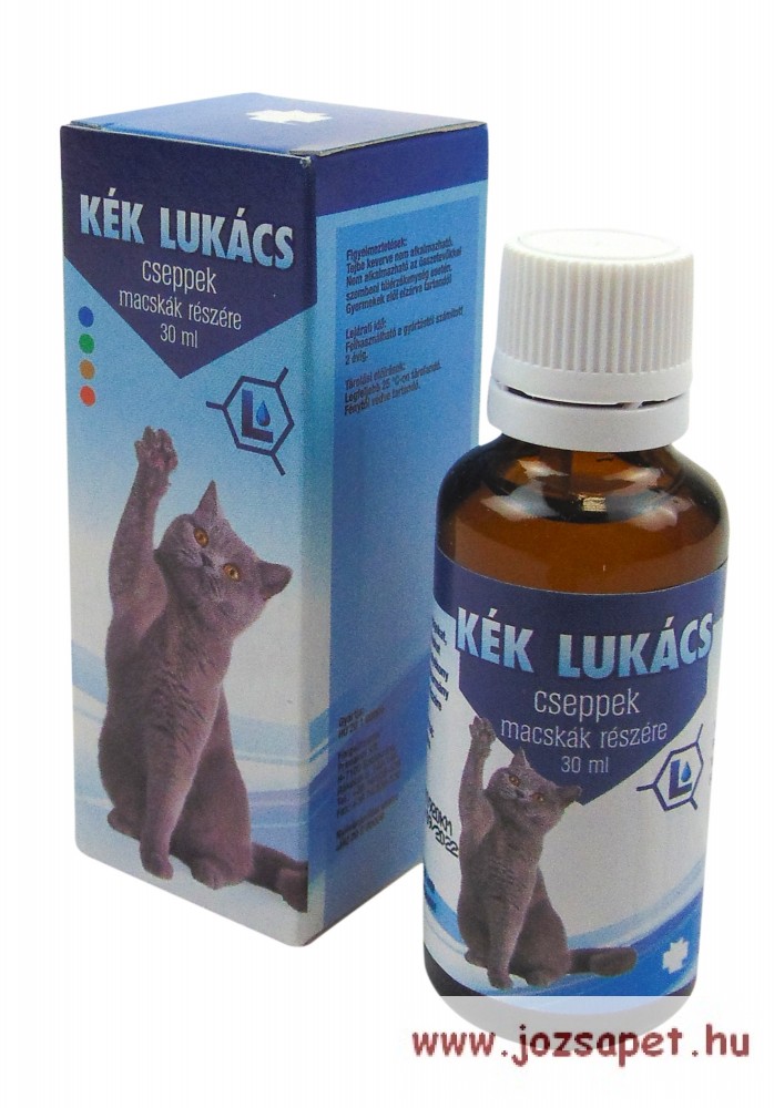 Kék lukács cseppek macskának 30ml