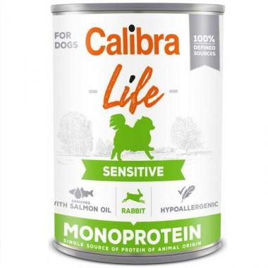 Calibra Dog Life Sensitive Rabbit Monoprotein Konzerv 400g